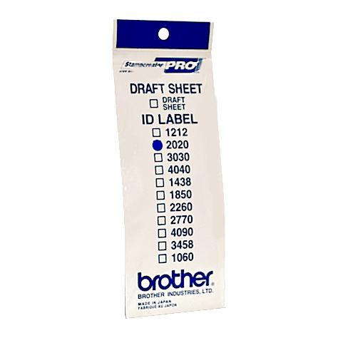 Brother labels (ID2020 / 20x20mm)