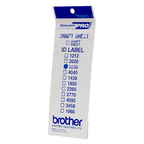 Brother labels (ID3030 / 30x30mm)