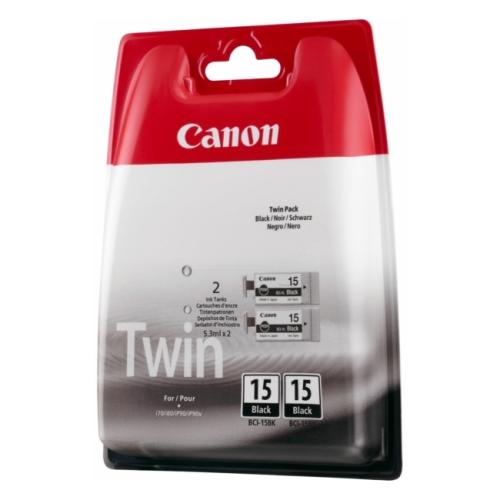 Canon printcartridge black (8190A002 / BCI15BK) (Twin Pack)