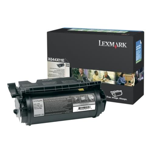 Lexmark toner cartridge black (X644X11E / 0X644X11E) (Return, high capacity)