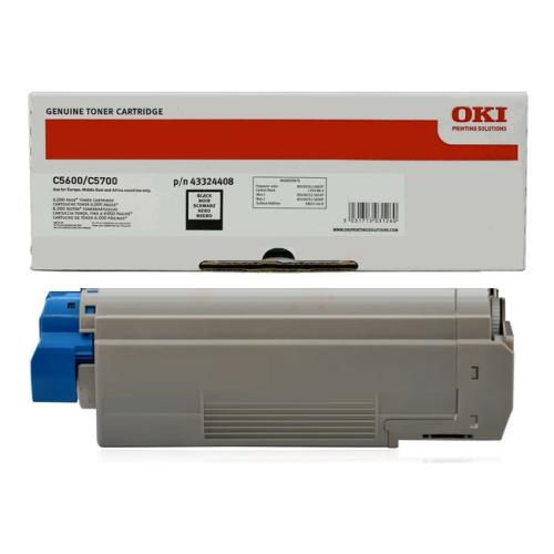 Oki toner cartridge black (43324408)