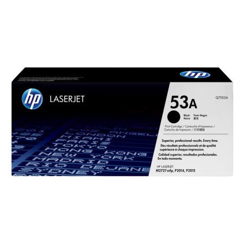 HP toner cartridge black (Q7553A / 53A)