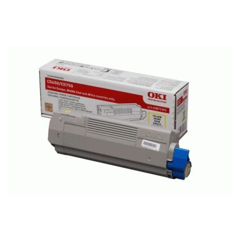 Oki toner cartridge yellow (43872305)