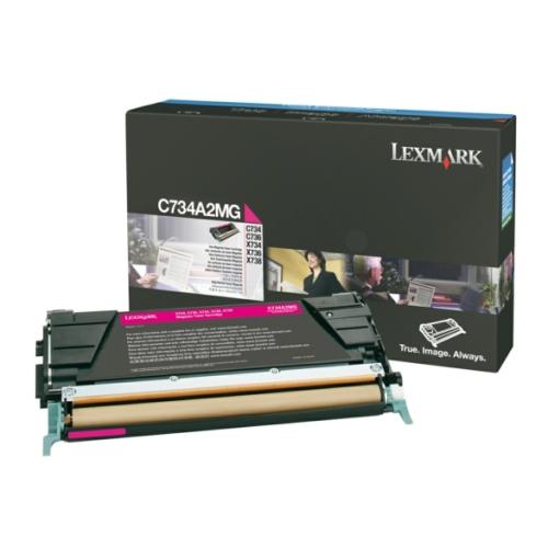 Lexmark toner cartridge magenta (C734A2MG / 0C734A2MG)