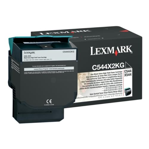 Lexmark toner cartridge black (C544X2KG / 0C544X2KG) (high capacity)