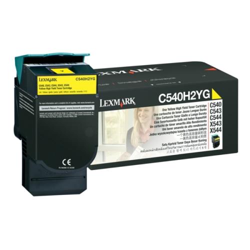Lexmark toner cartridge yellow (C540H2YG / 0C540H2YG)