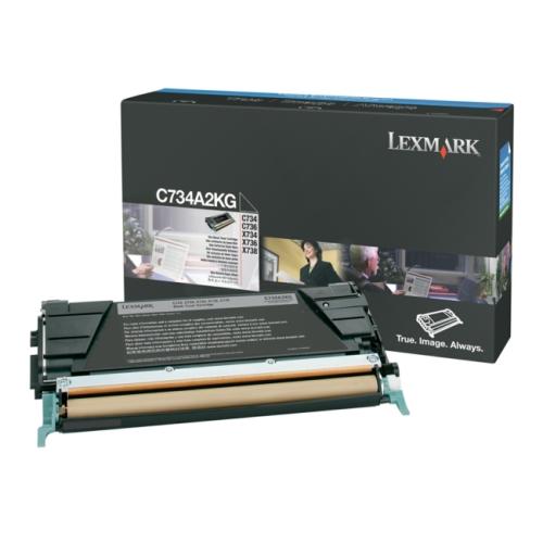 Lexmark toner cartridge black (C734A2KG / 0C734A2KG)