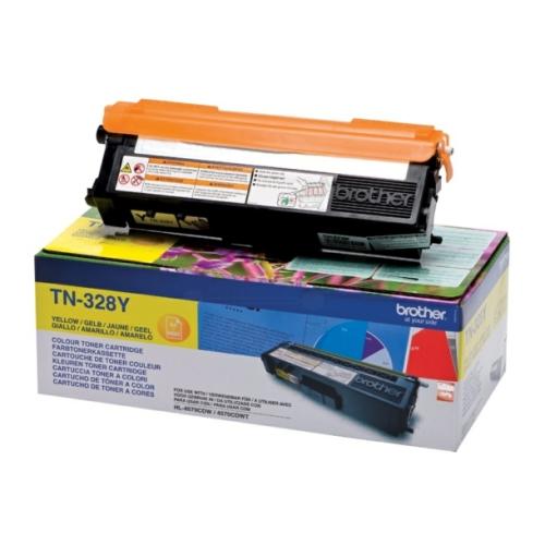Brother toner cartridge yellow (TN328Y) (high capacity)