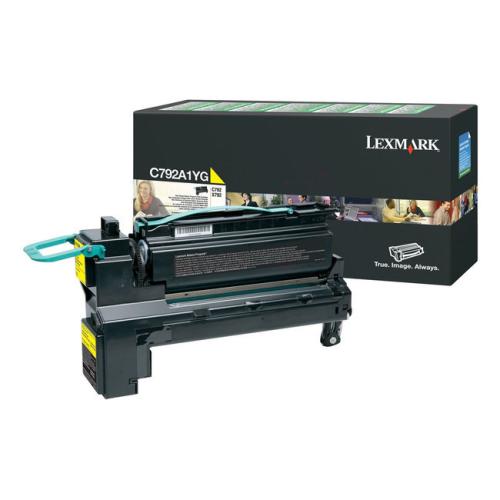 Lexmark toner cartridge yellow (C792A1YG / 0C792A1YG) (Return)