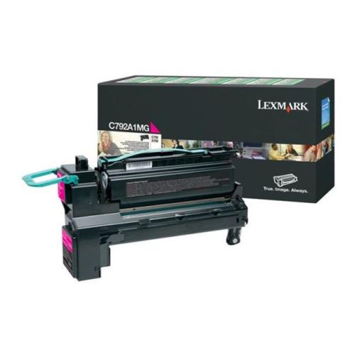 Lexmark toner cartridge magenta (C792A1MG / 0C792A1MG) (Return)