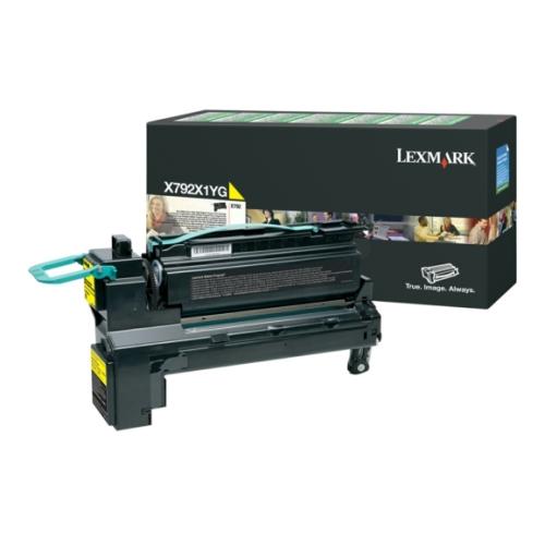 Lexmark toner cartridge yellow (X792X1YG / 0X792X1YG) (Return)