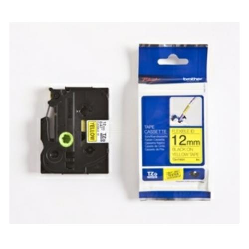 Brother tape black on yellow (TZEFX631), 12mm, flexible laminated