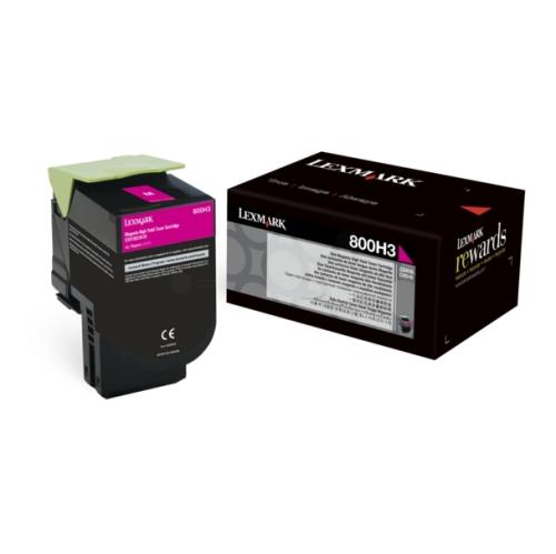 Lexmark toner cartridge magenta (80C0H30 / 800H3)
