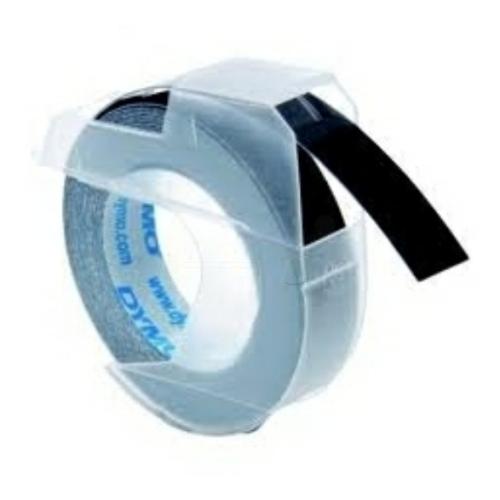 Dymo Stamping tape white on black (S0898130), 9mm