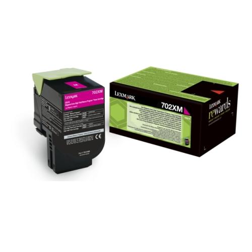 Lexmark toner cartridge magenta (70C2XM0 / 702XM) (Return, high capacity)