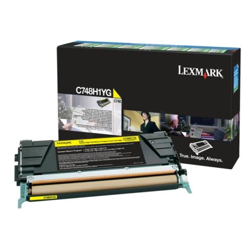 Lexmark toner cartridge yellow (C748H1YG / 0C748H1YG) (Return)