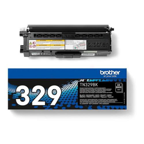 Brother toner cartridge black (TN329BK) (high capacity)