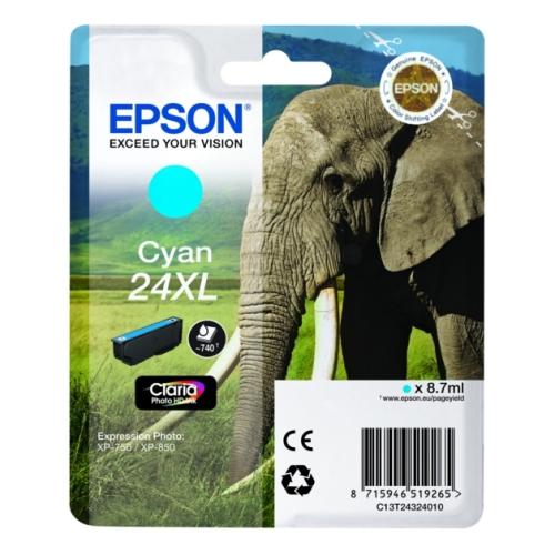 Epson printcartridge cyan (C13T24324012 / 24XL) (high capacity)