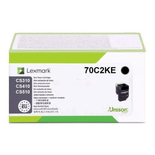 Lexmark toner cartridge black (70C20KE / 702K)