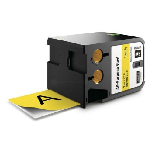 Dymo labels black on yellow (1868775), 54mm
