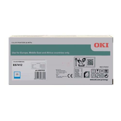 Oki toner cartridge cyan (46507623)