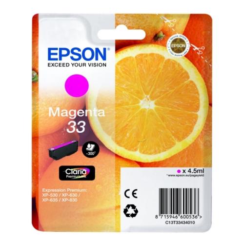 Epson printcartridge magenta (C13T33434012 / 33)