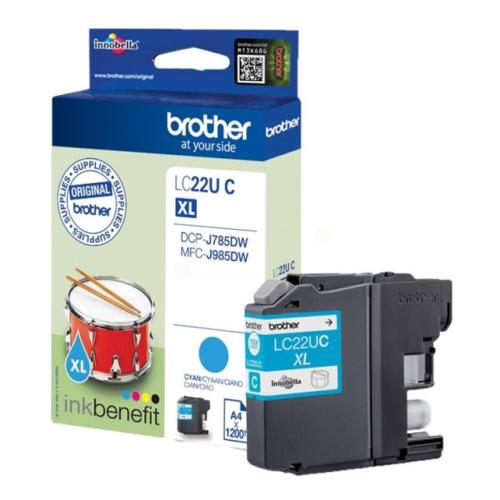 Brother printcartridge cyan (LC22UC)