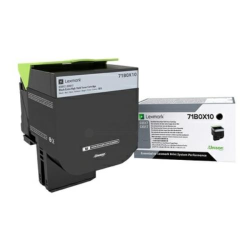 Lexmark toner cartridge black (71B0X10 / 071B0X10) (high capacity)