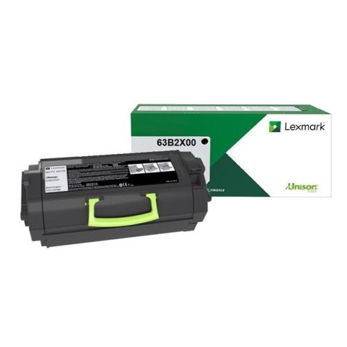 Lexmark toner cartridge black (63B2X00 / 063B2X00) (Return, high capacity)