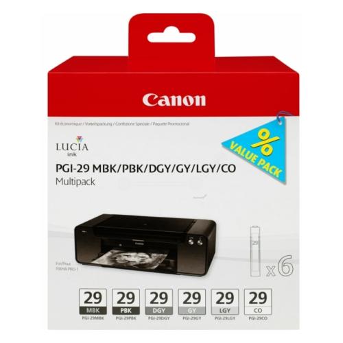 Canon printcartridge black photo / black mat / grey / optimizer (4868B018 / PGI29) (multipack)