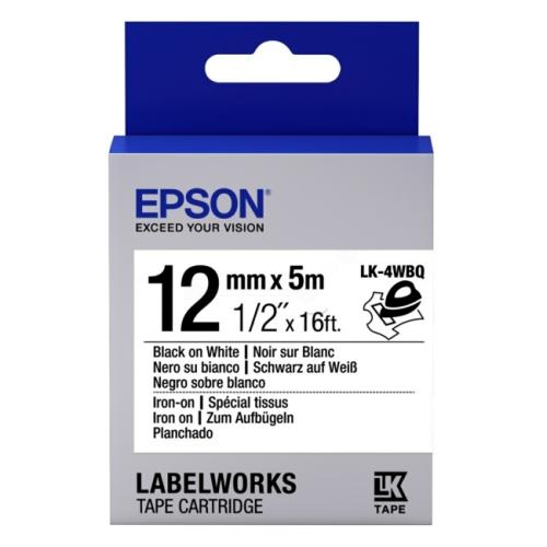 Epson labels black / white (C53S654024 / LK4WBQ)