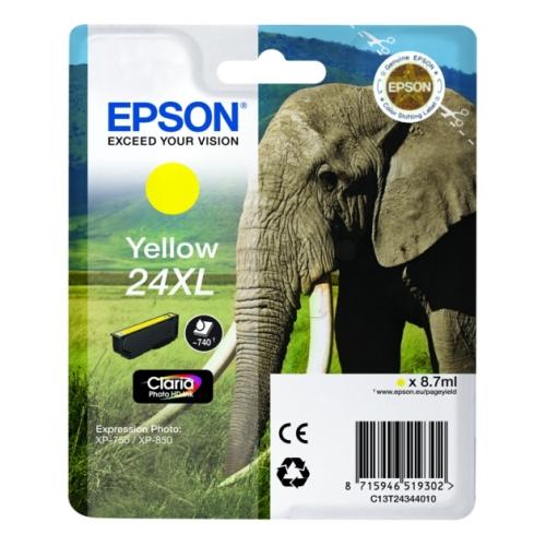 Epson printcartridge yellow (C13T24344012 / 24XL) (high capacity)