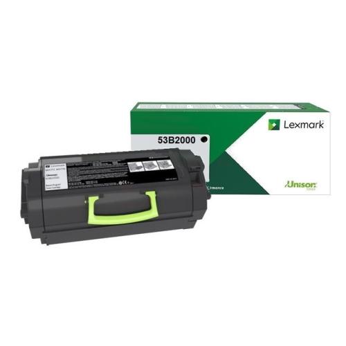 Lexmark toner cartridge black (53B2000 / 053B2000) (Return)