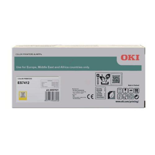 Oki toner cartridge yellow (46507621)