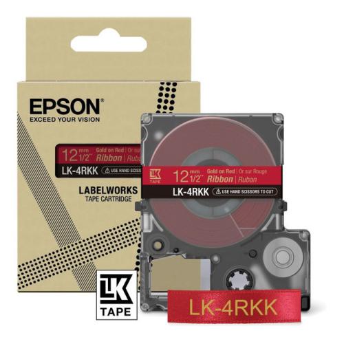Epson labels red / gold (C53S654033 / LK4RKK)