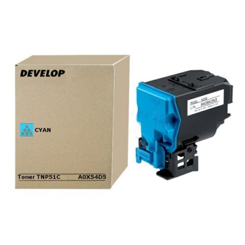 Develop toner cartridge cyan (A0X54D5 / TNP51C)