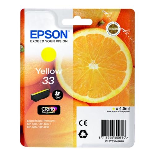 Epson printcartridge yellow (C13T33444012 / 33)