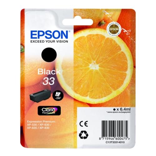 Epson printcartridge black (C13T33314012 / 33)