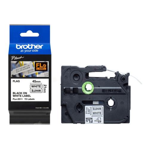 Brother tape black on white (FLE2511)