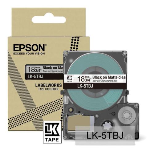 Epson labels black / transparent (C53S672066 / LK5TBJ)