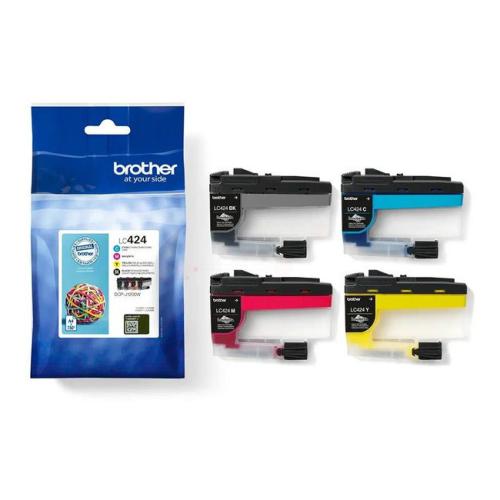Brother printcartridge black / cyan / magenta / yellow (LC424VAL) (multipack)