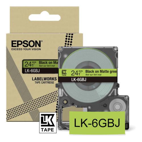 Epson labels black / transparent (C53S672079 / LK6GBJ)