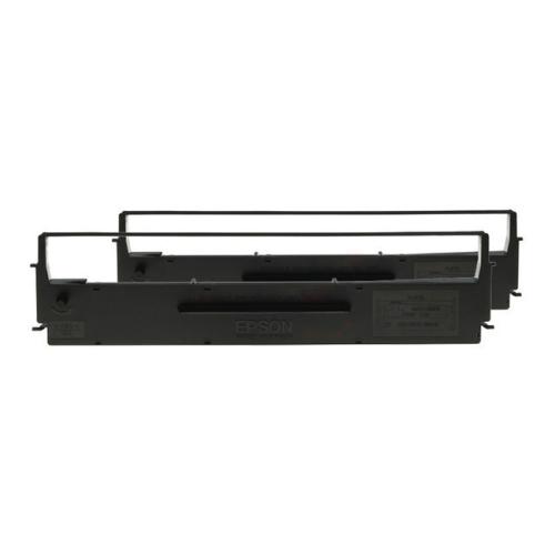 Epson printer ribbon black (C13S015646 / 7753) (Twin Pack)