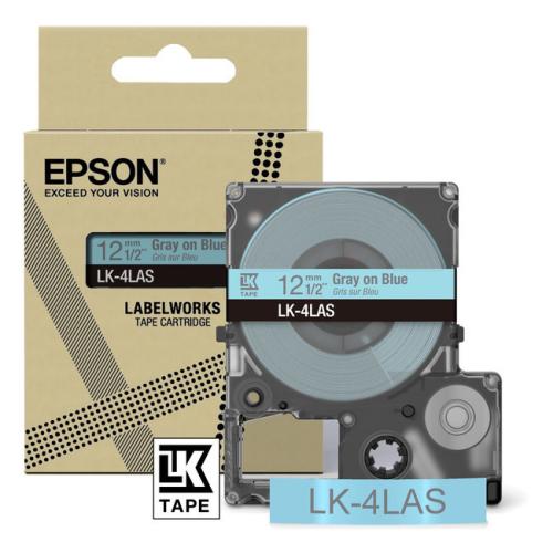 Epson labels gray/blue (C53S672106 / LK4LAS)