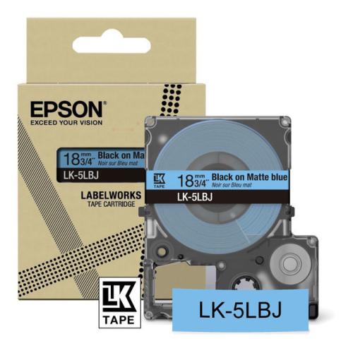 Epson labels black / blue (C53S672081 / LK5LBJ)