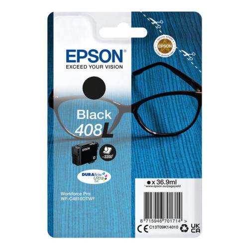 Epson printcartridge black (C13T09K14010 / 408L) (high capacity)