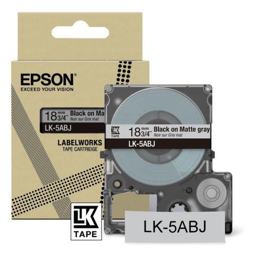 Epson labels black / grey (C53S672087 / LK5ABJ)