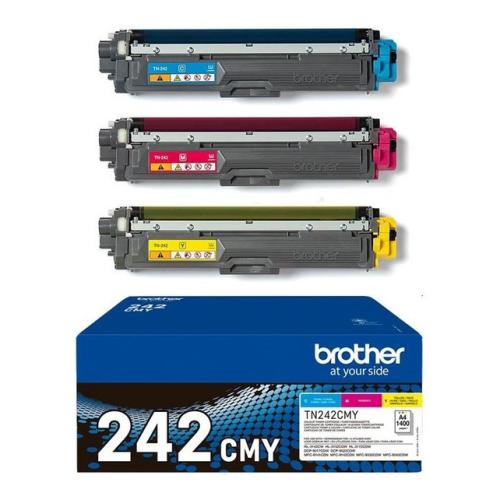 Brother toner cartridge cyan / magenta / yellow (TN242CMY) (multipack)