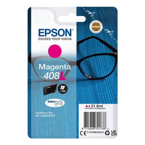 Epson printcartridge magenta (C13T09K34010 / 408L) (high capacity)