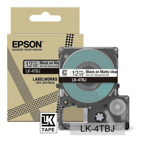 Epson labels black / transparent (C53S672065 / LK4TBJ)